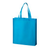 Cyan Gusset Tote Bags